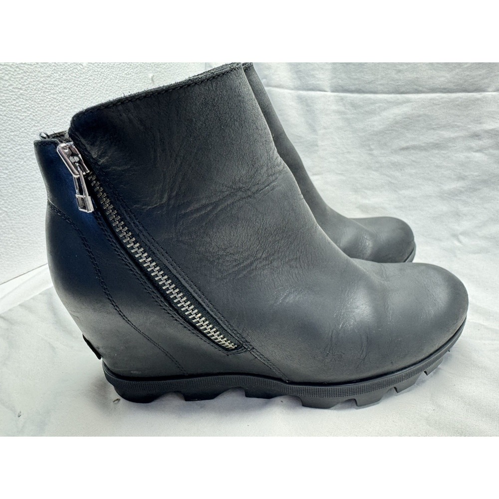 Sorel JOAN OF ARCTIC WEDGE BOOTIE BOOT NL3364-010 SIZE 8.5 - Picture 4 of 8